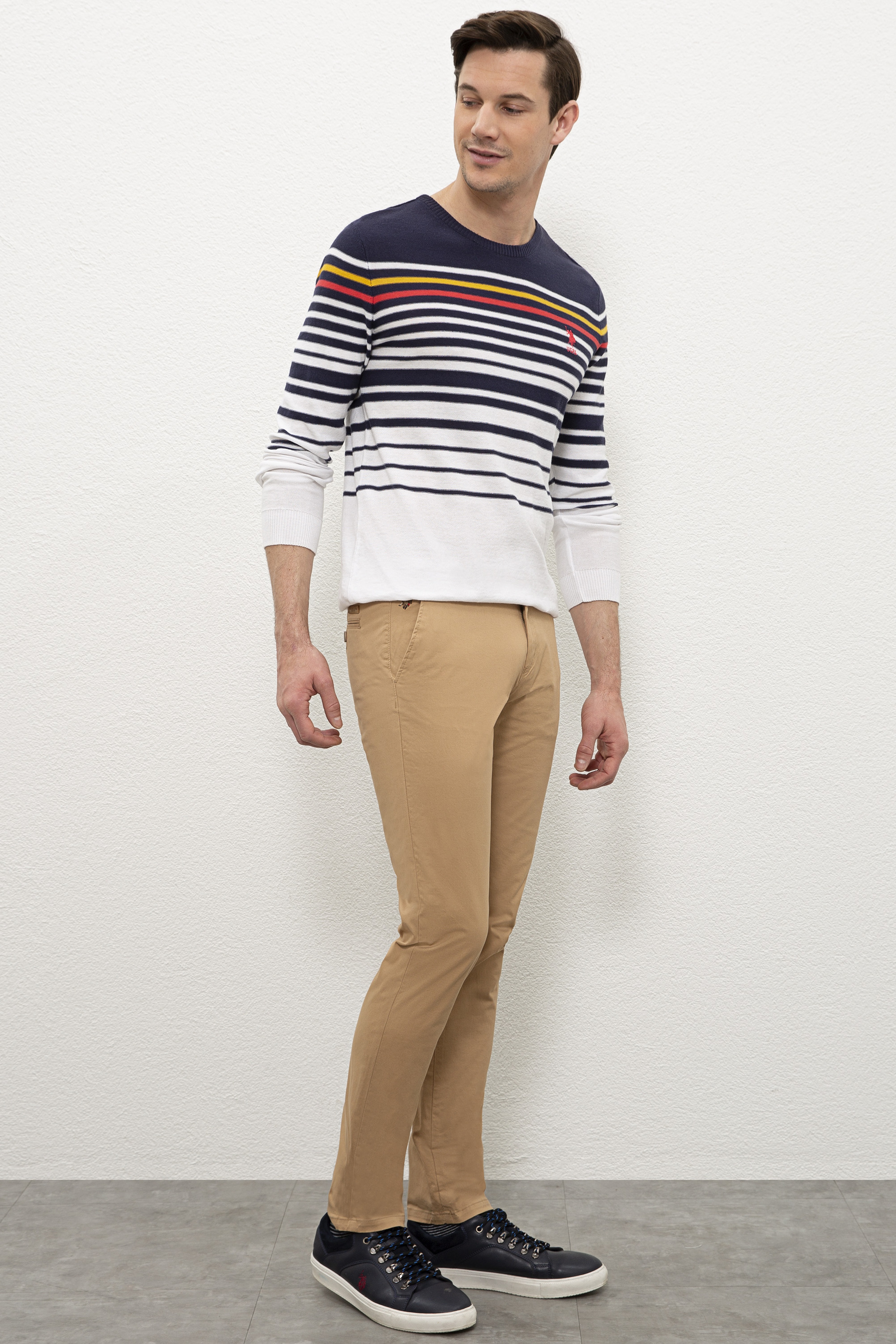 Erkek Camel Chinos