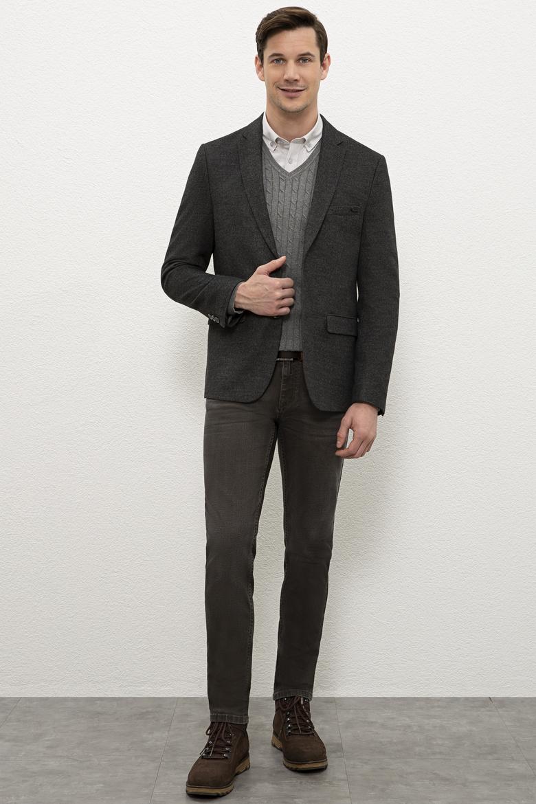 Erkek Gri Ceket - 50213823024