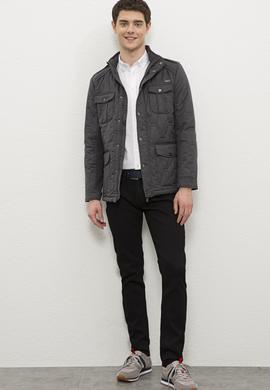 Erkek Gri Mont - 50224485011