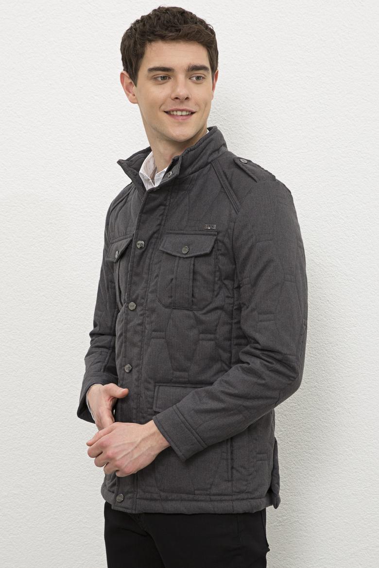 Erkek Gri Mont - 50224485011