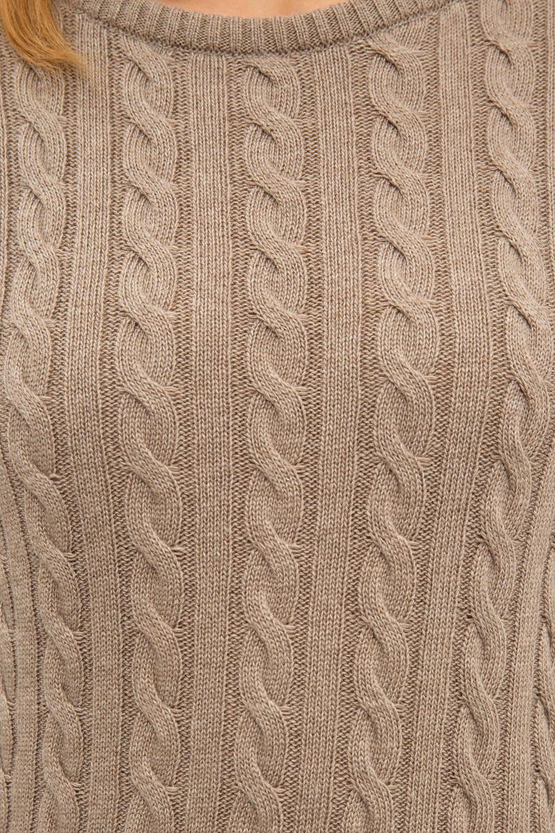 Kadın Camel Melanj Kazak - 50236207004