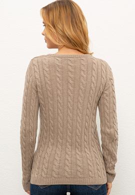 Kadın Camel Melanj Kazak - 50236207004