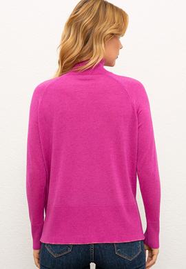 Kadın Fuşya Triko Kazak - 50236208022