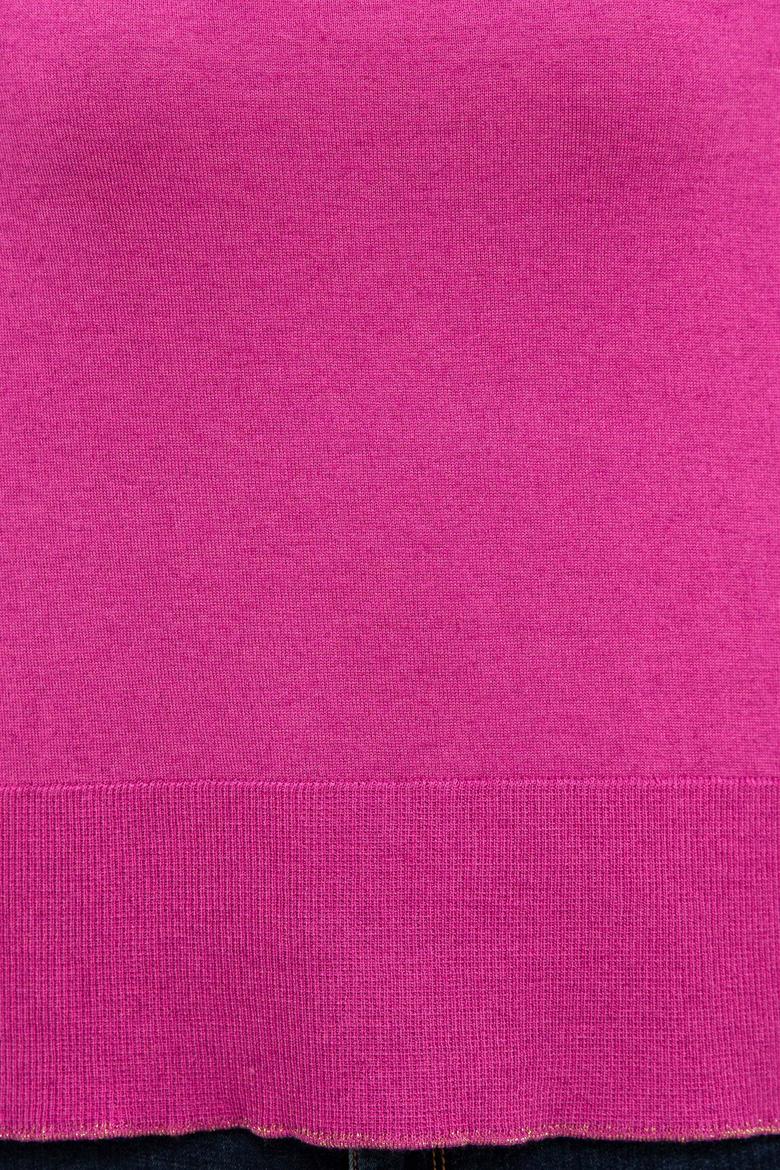 Kadın Fuşya Triko Kazak - 50236208022