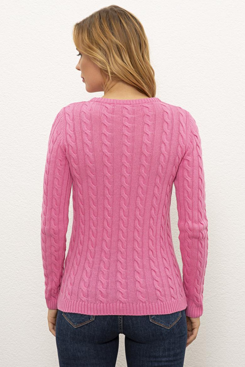 Kadın Pembe Kazak - 50236207028