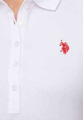 Kadın Beyaz Polo Yaka T-Shirt - 50204742018