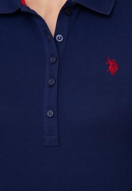 Kadın Lacivert Polo Yaka T-Shirt - 50204742085