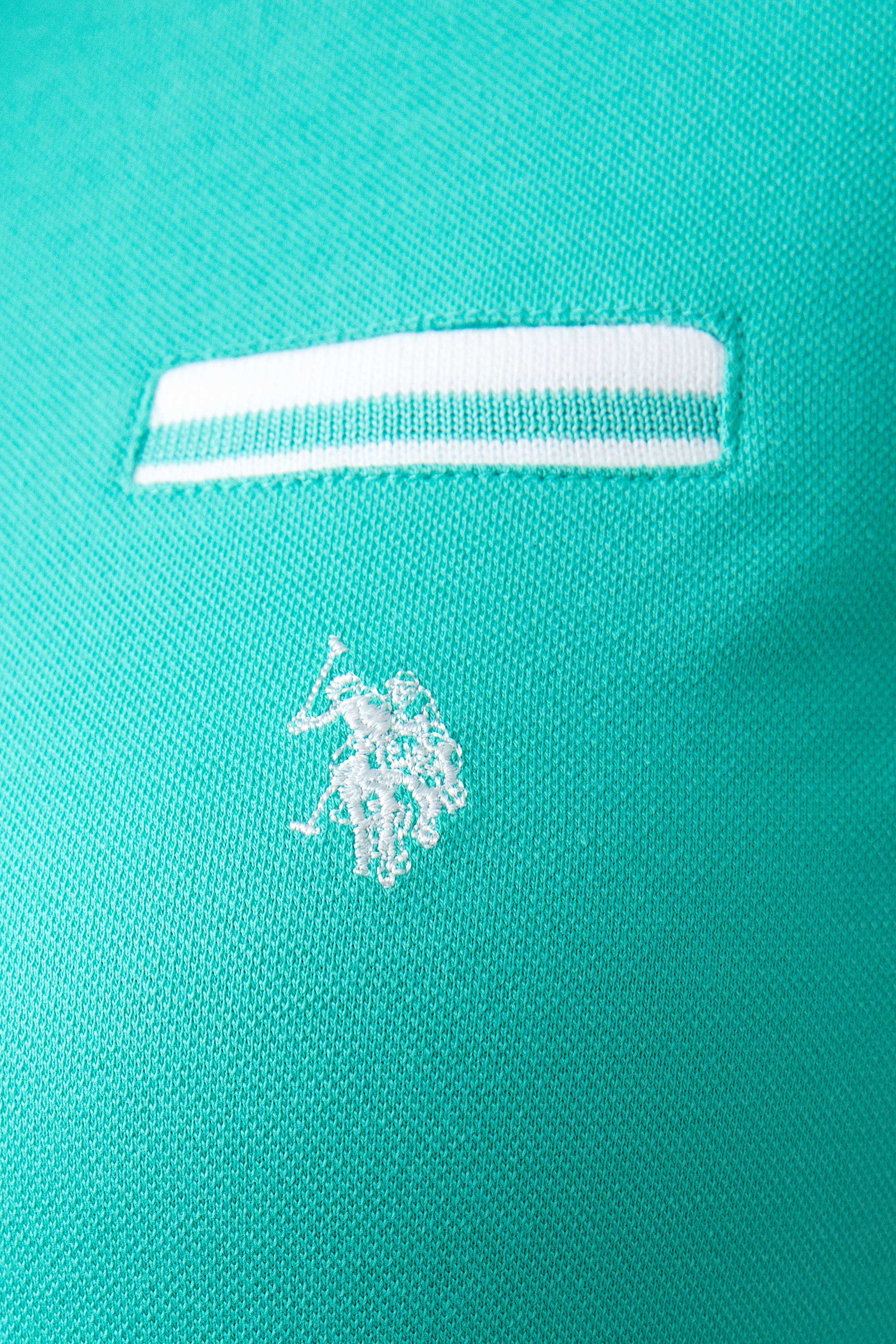 Kadın Yeşil Polo Yaka T-Shirt - Image 5