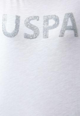 Kadın Beyaz Bisiklet Yaka T-Shirt - 50204916005