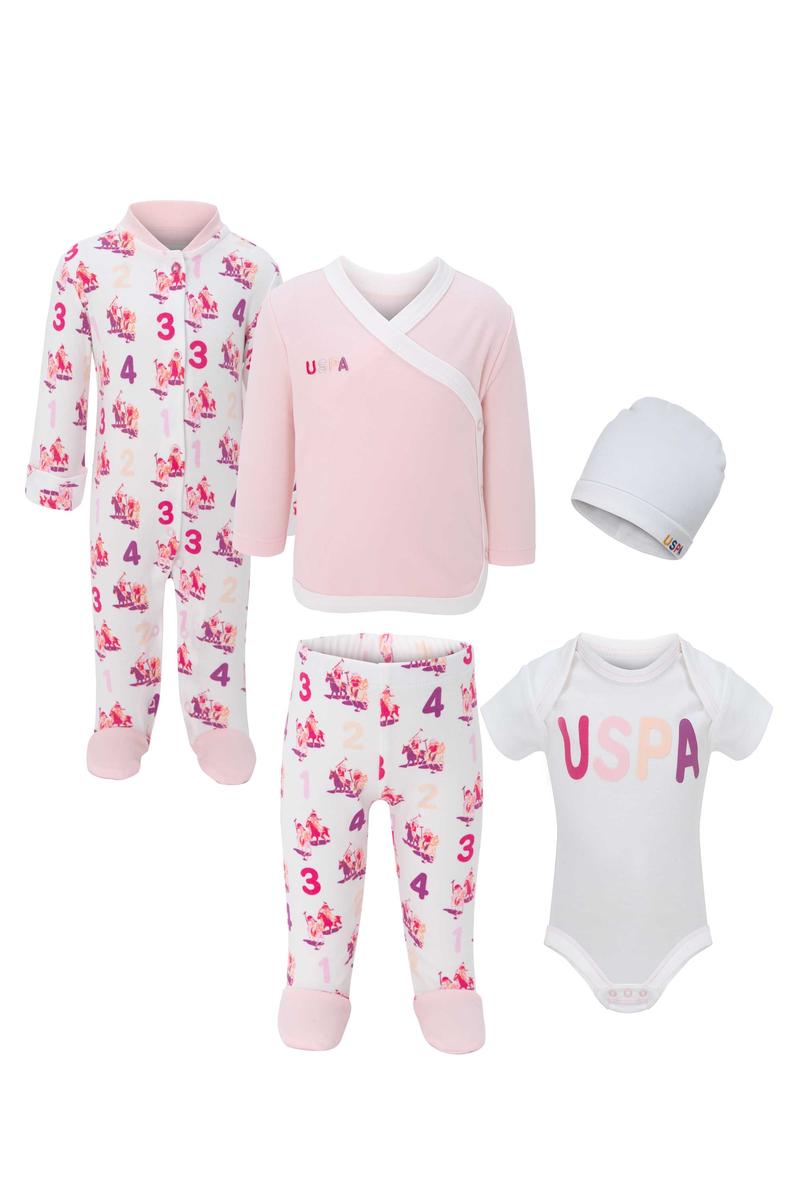 Kız Bebek Ekru HASTANE ÇIKIŞ SETİ