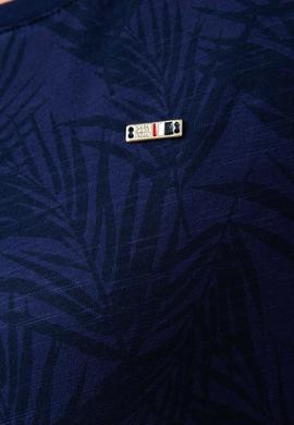 Kadın Lacivert Bisiklet Yaka T-Shirt - 50205183005