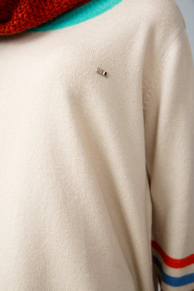 Beyaz Triko Kazak - 50193876003