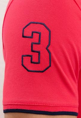 Erkek Pembe Polo Yaka T-Shirt Basic - 50199990141