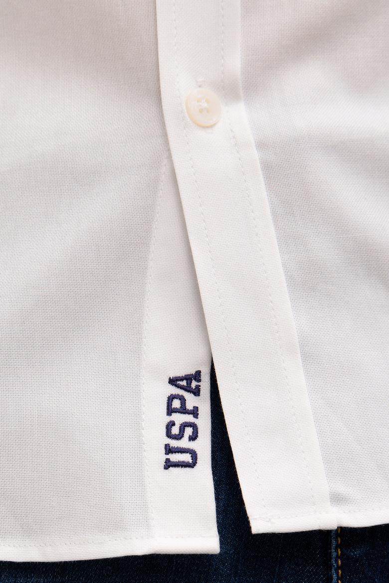 Erkek Beyaz Gömlek Uzunkol Basic - 50205840007