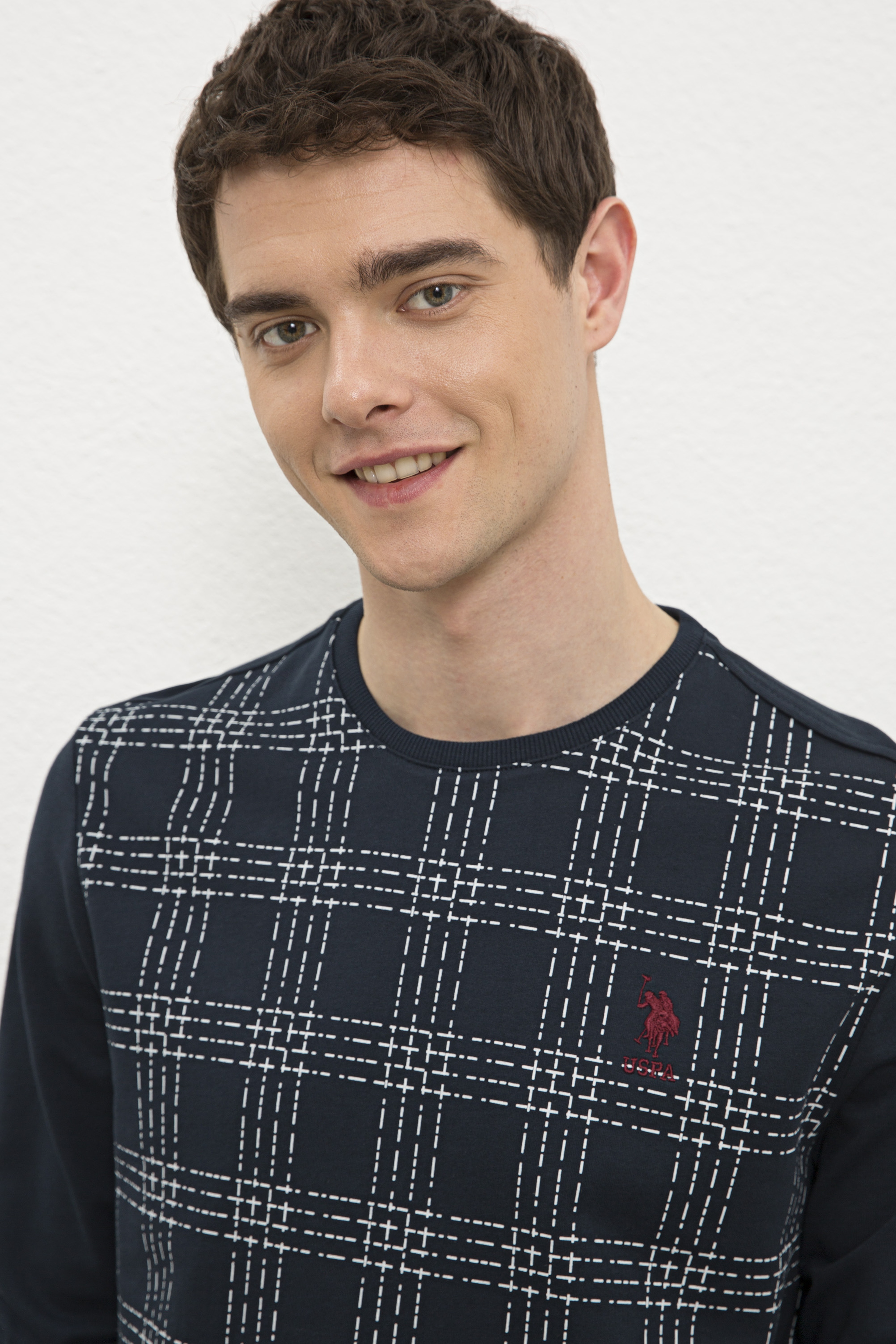 Erkek Lacivert Sweatshirt - Image 2