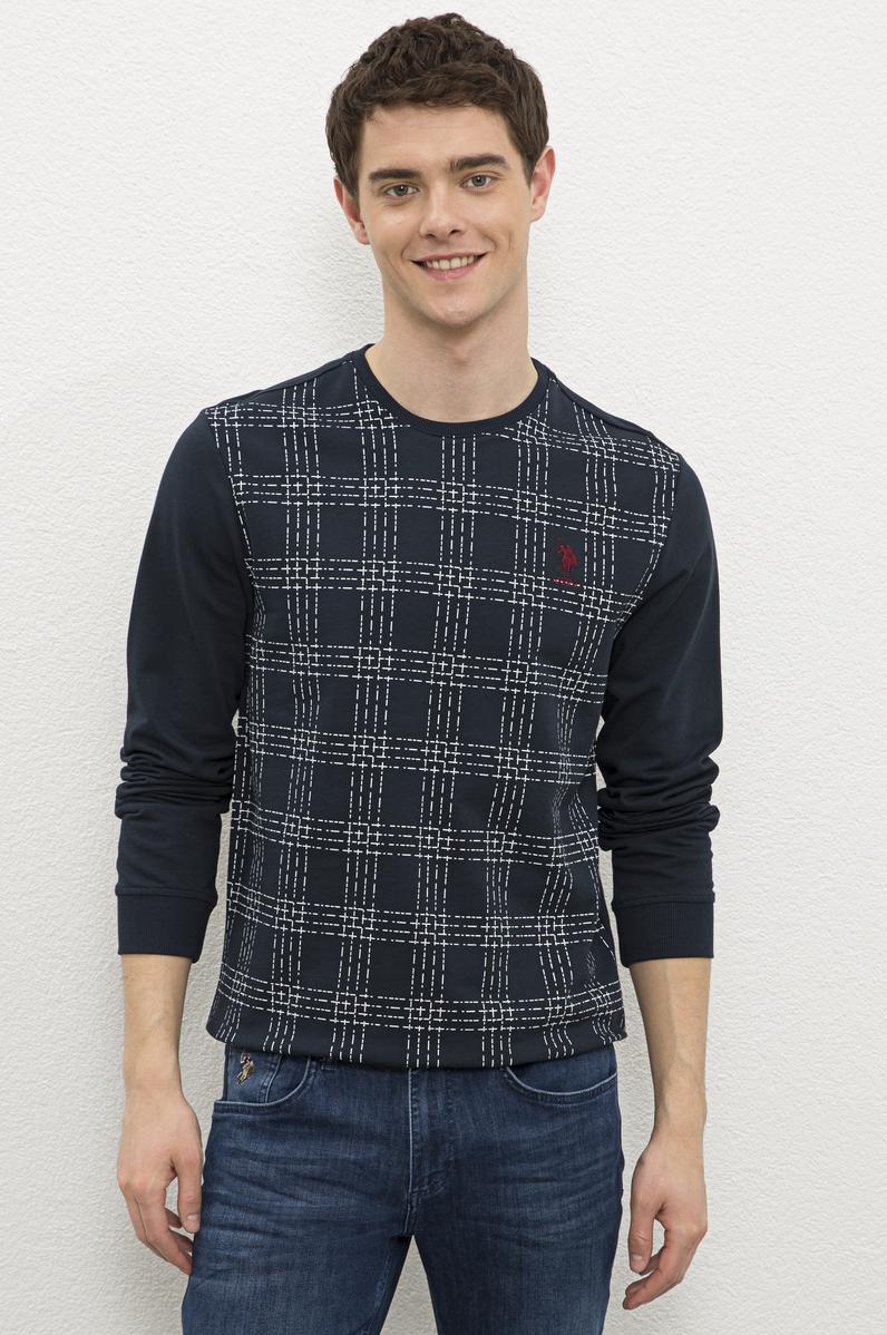 Erkek Lacivert Sweatshirt