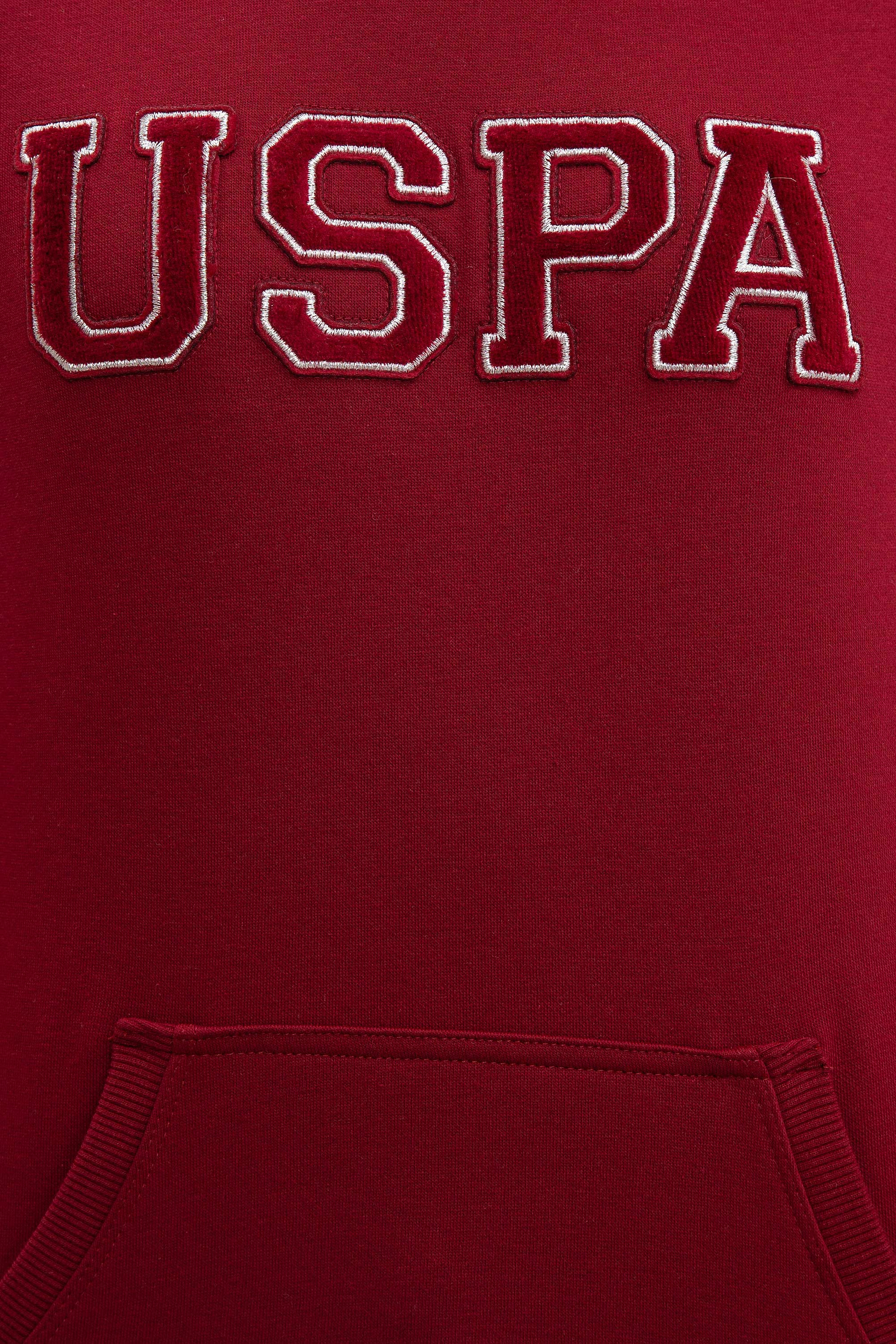 Kadın Kırmızı Sweatshirt Basic - Image 5