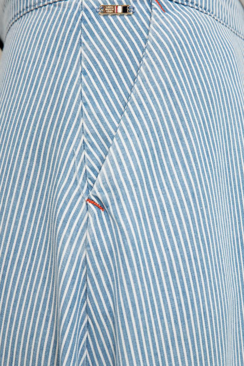 Kadın Mavi Jean Etek - 50203001006