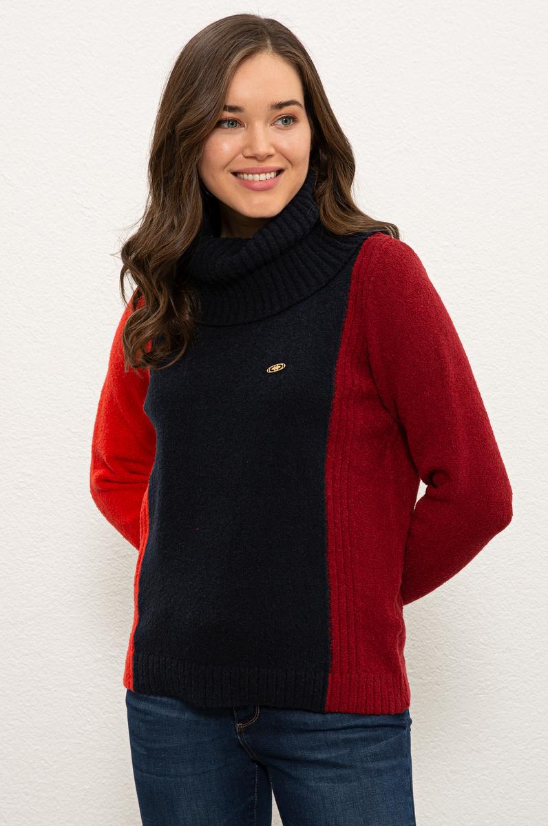 Kadın Lacivert Kazak