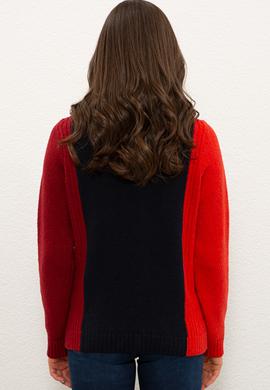 Kadın Lacivert Kazak - 50225345002