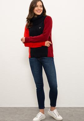 Kadın Lacivert Kazak - 50225345002