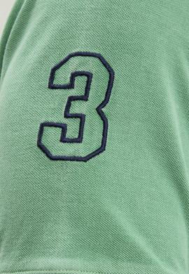 Erkek Elma Yeşili Polo Yaka T-Shirt Basic - 50199786071