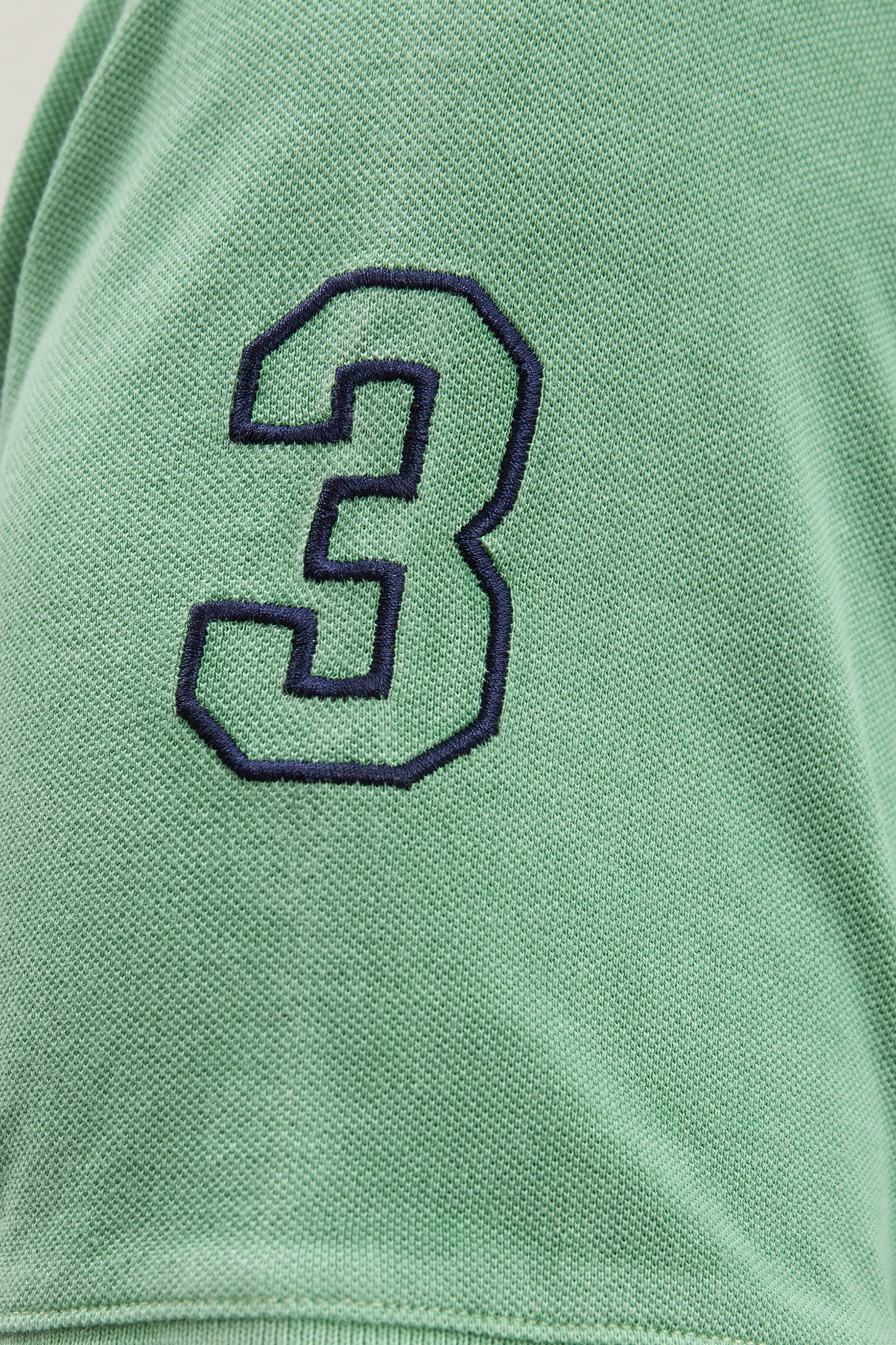 Erkek Elma Yeşili Polo Yaka T-Shirt Basic