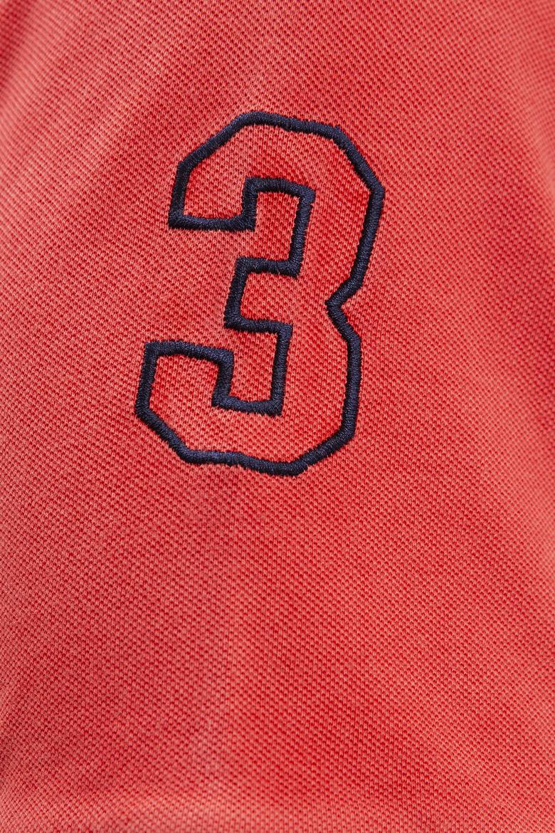 Erkek Nar Çiçeği Polo Yaka T-Shirt Basic - 50199786082