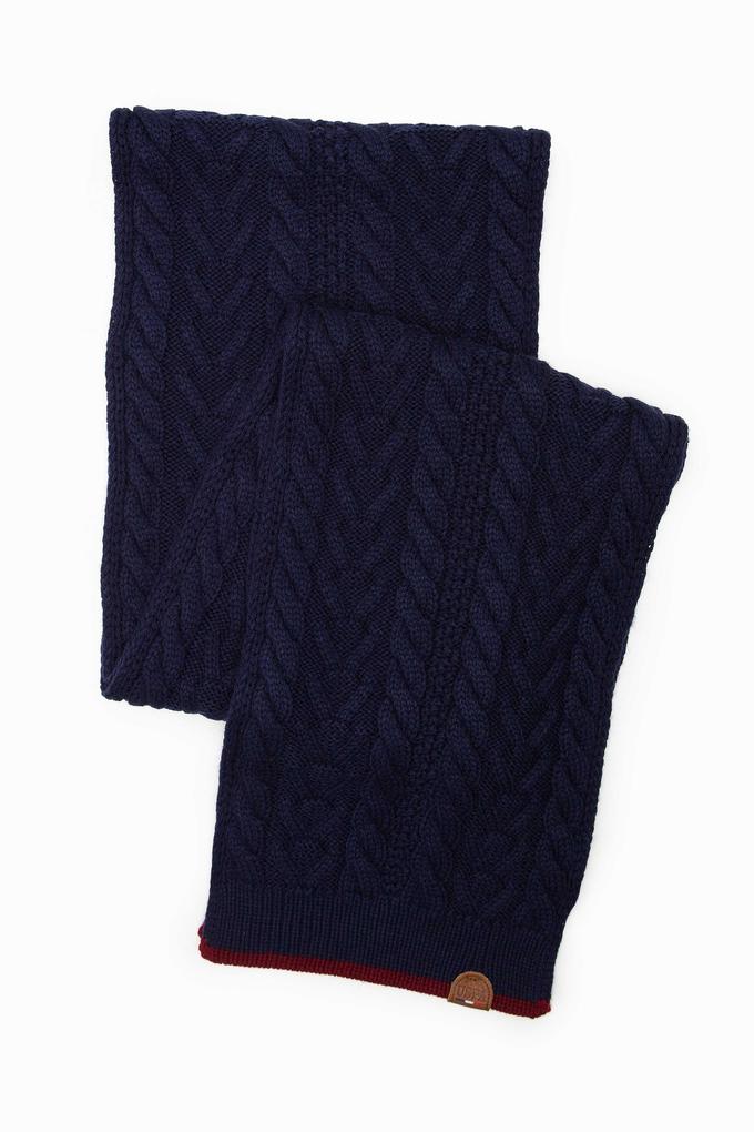 Erkek Lacivert Kaşkol