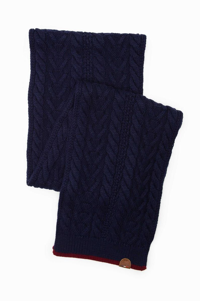 Erkek Lacivert Kaşkol