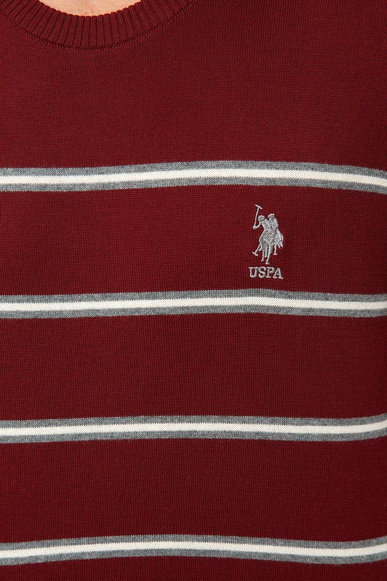 Erkek Kırmızı Triko Kazak - 50202072008