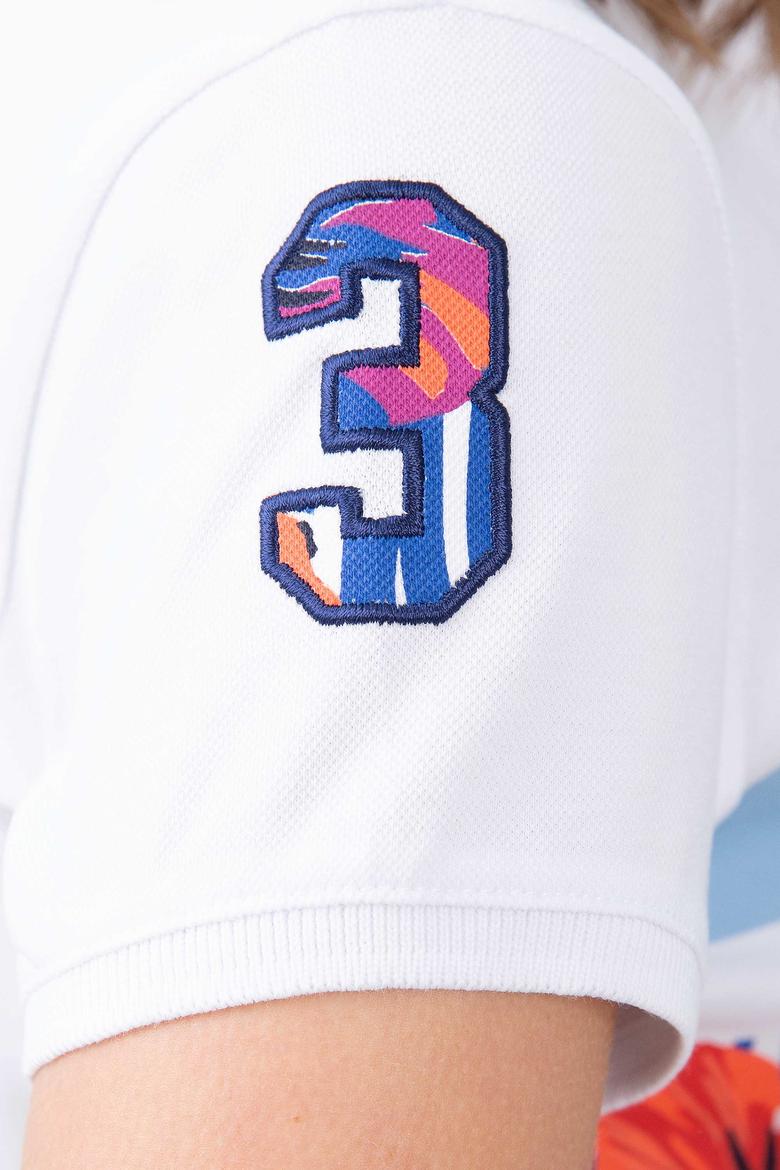 Kadın Beyaz Polo Yaka T-Shirt - 50202110008