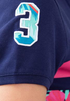 Kadın Lacivert Polo Yaka T-Shirt - 50202110010