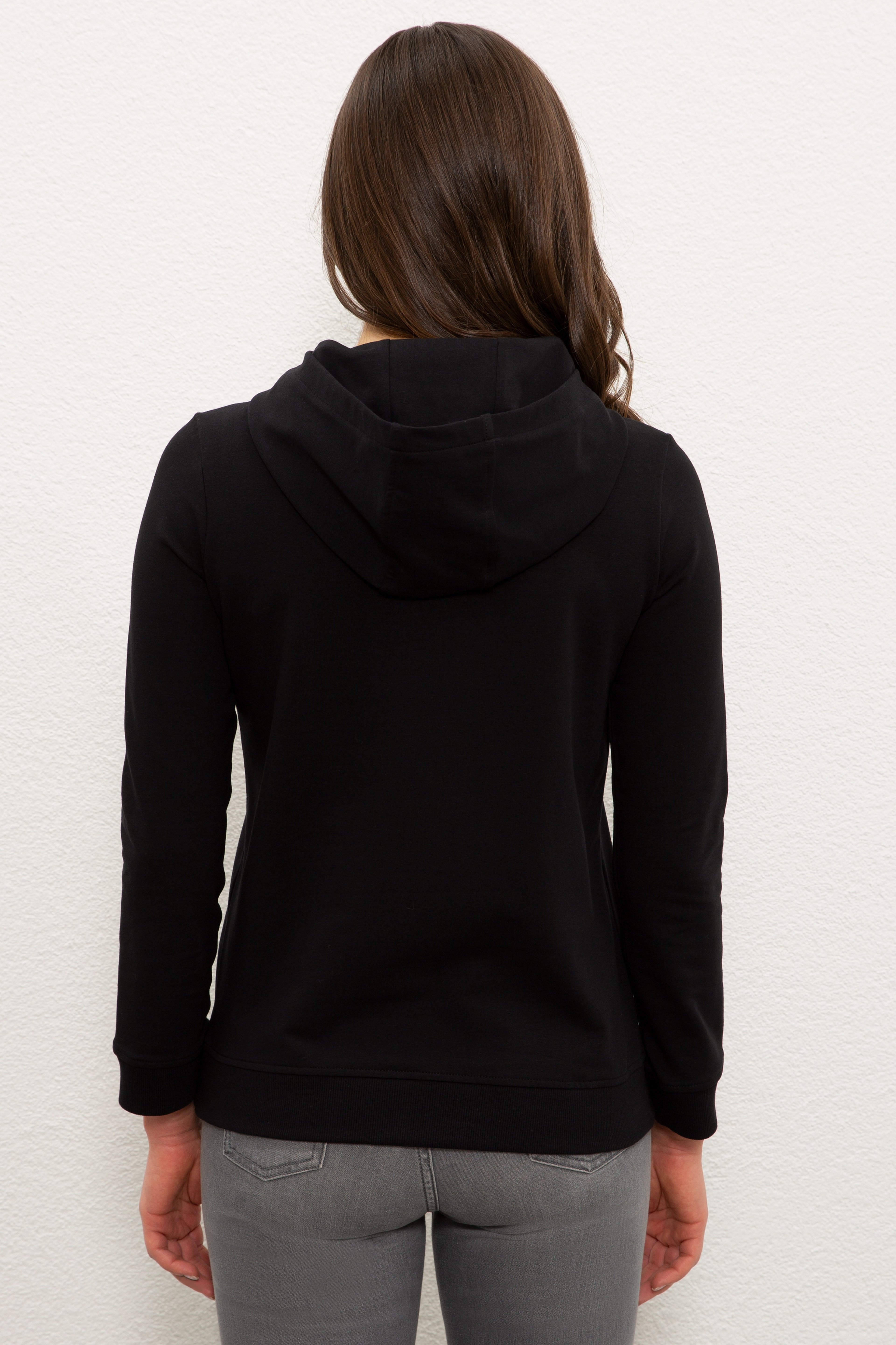 Kadın Siyah Sweatshirt