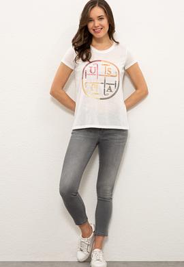 Kadın Haki Tişört - 50234649007