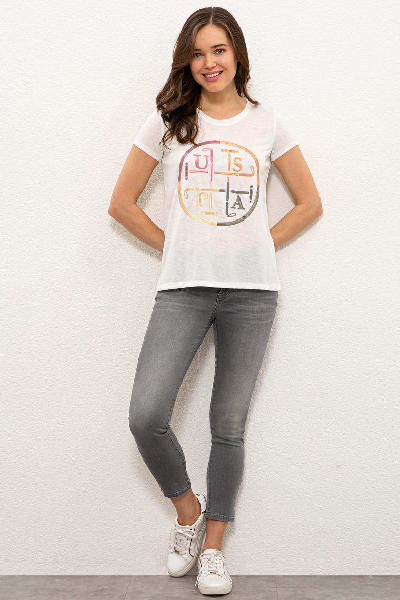 Kadın Haki Tişört - 50234649007