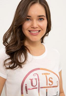 Kadın Haki Tişört - 50234649007