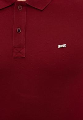 Erkek Bordo Polo Yaka T-Shirt Basic - 50220190068
