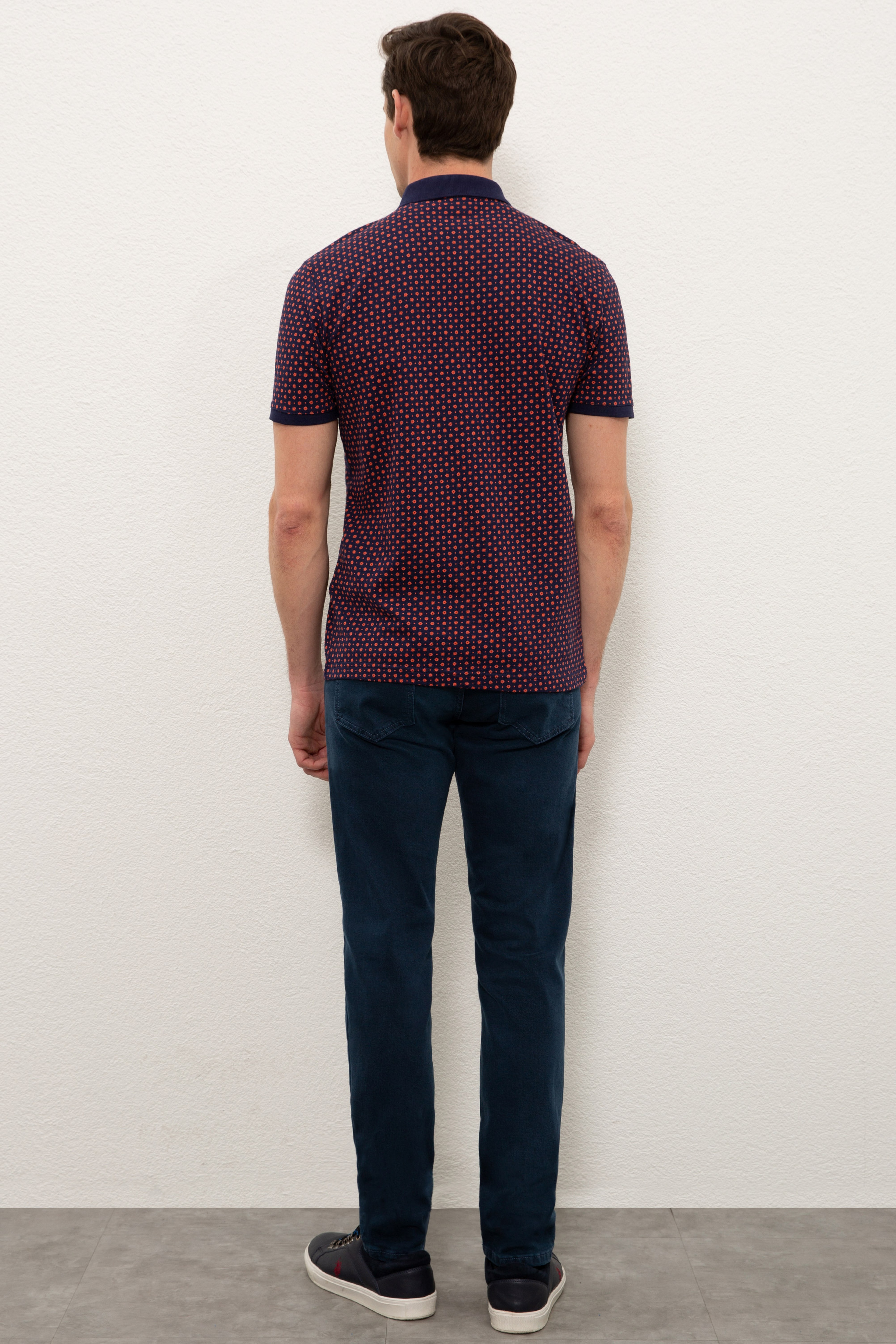 Erkek Mavi Denim Pantolon - Image 3