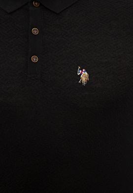 Erkek Siyah Polo Yaka Triko Kazak - 50209484019