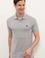 Erkek Gri Melanj Basic Polo Yaka Tişört