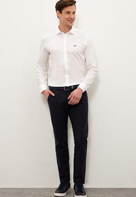 Erkek Lacivert Kanvas Pantolon - 50234312022