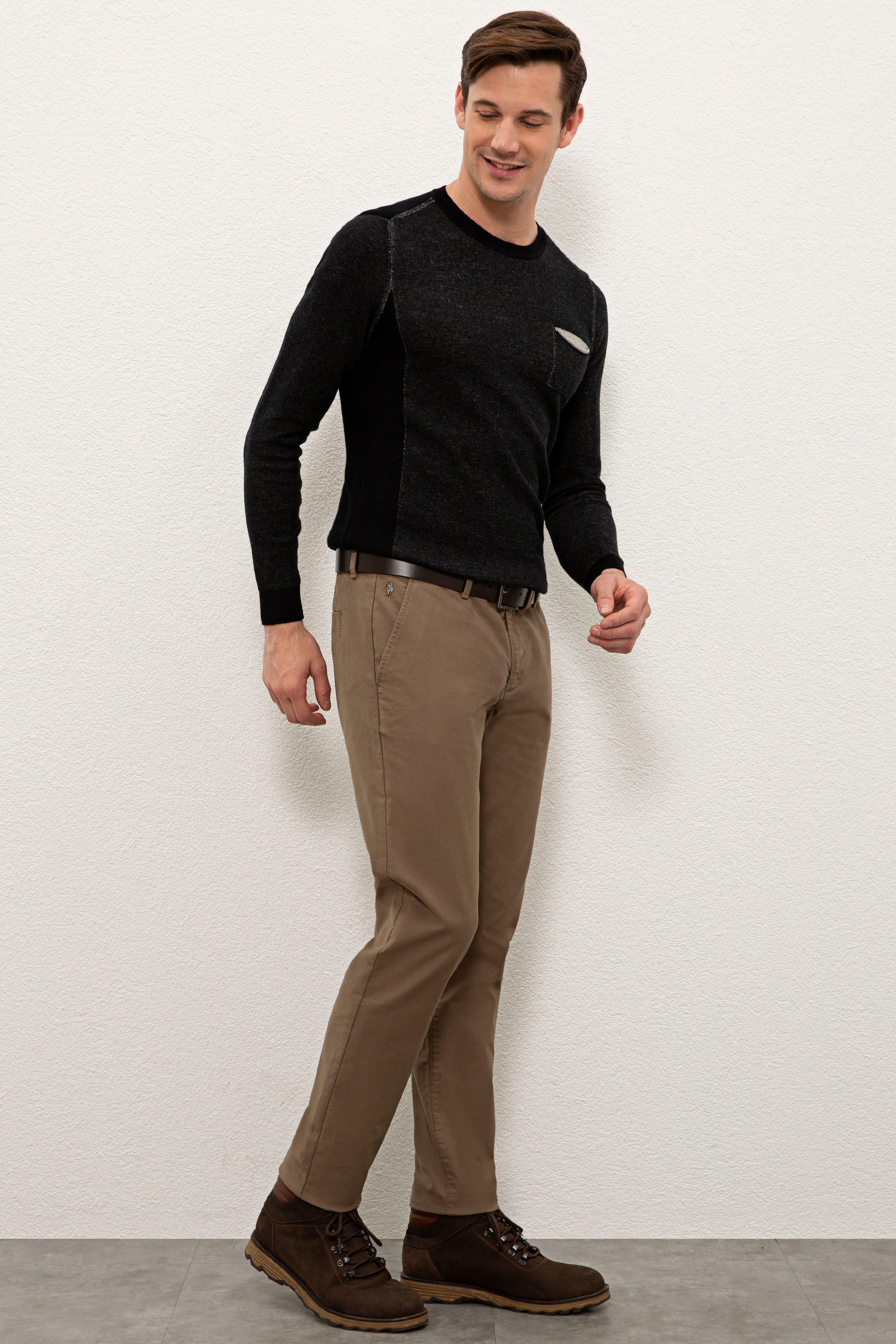 Erkek Kahverengi Chinos - Image 2