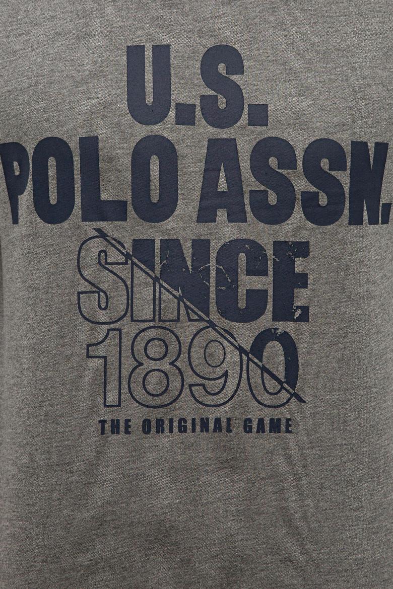 Erkek Antrasit Melanj Bisiklet Yaka Sweatshirt - 50234137017