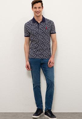 Erkek Lacivert Tişört - 50237322027