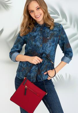 Kadın Kırmızı Postacı Çantası - 50241320003