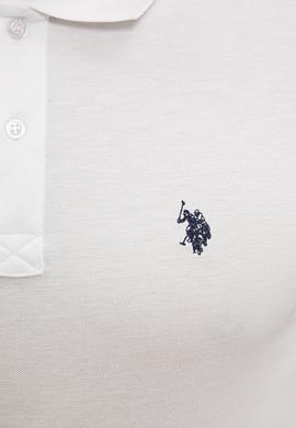 Erkek Beyaz Basic Polo Yaka Tişört - 50232303070