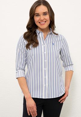 Kadın Mavi Gömlek Uzunkol - 50237941029