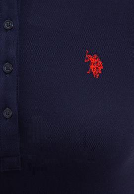 Kadın Lacivert Basic Polo Yaka Tişört - 50234714015