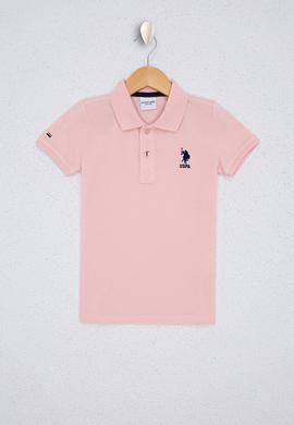 Erkek Çocuk Somon Polo Yaka Tişört - 50232279233